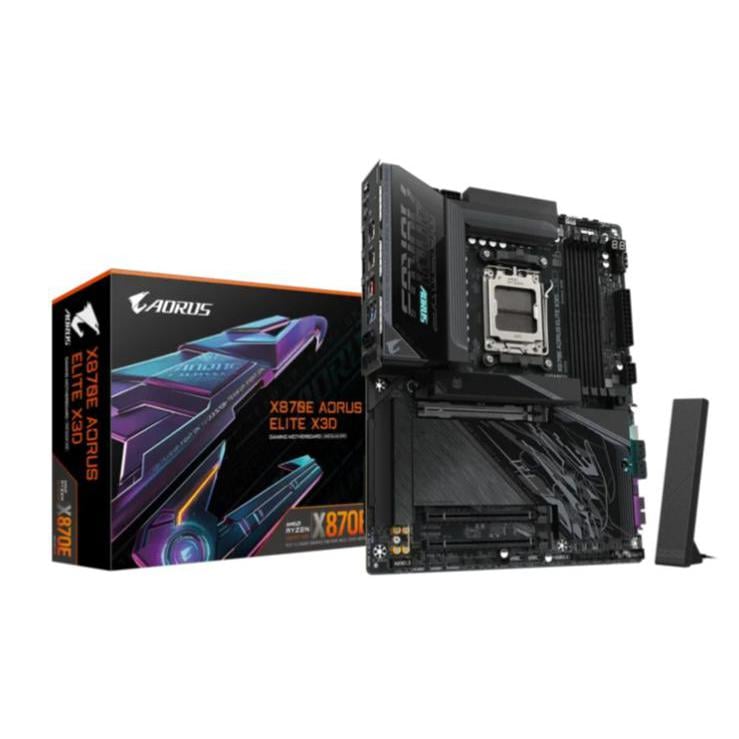 Placa Madre Gigabyte X870E AORUS ELITE X3D (AM5, DDR5, M.2 x4, Wi-Fi 7, ATX)