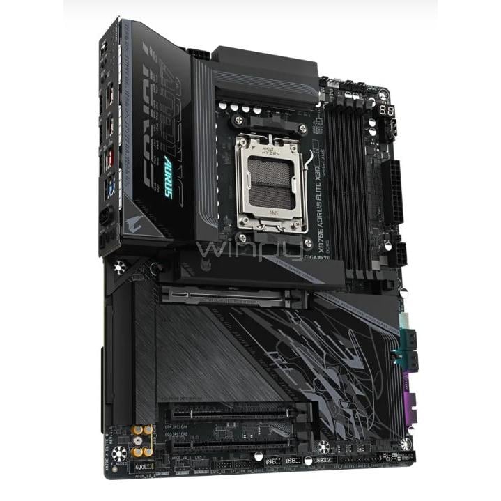 Placa Madre Gigabyte X870E AORUS ELITE X3D (AM5, DDR5, M.2 x4, Wi-Fi 7, ATX)