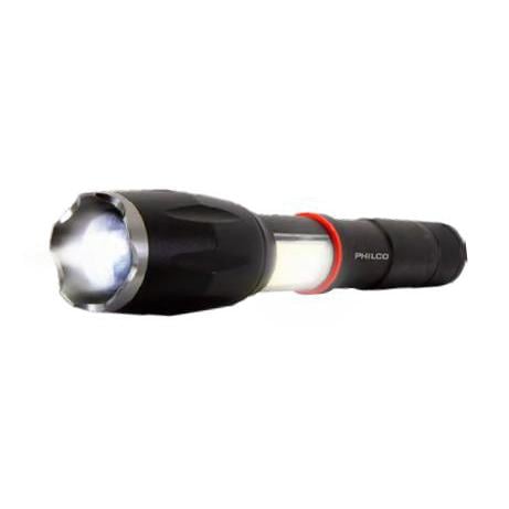 Linterna LED Philco Tipo Cree 2 Luces (1000 lúmenes, Zoom Frontal)