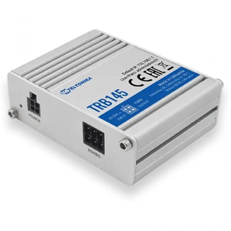 Gateway Industrial Teltonika TRB145 LTE Cat 1 (RS-485, 128MB RAM, 512MB Flash, USB 2.0, Gris)