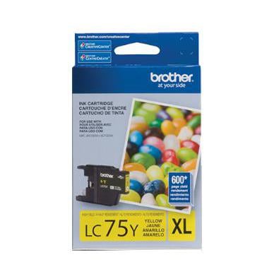 Cartucho tinta Brother amarillo LC75Y