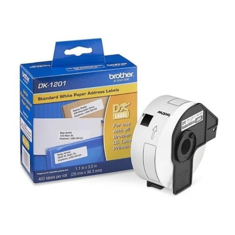 Etiqueta Blanca Adhesiva Pre-cortada Brother DK1201
