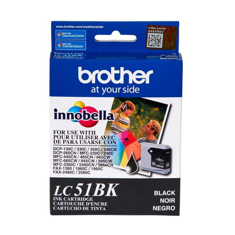 Cartucho de tinta negra Brother LC51BK