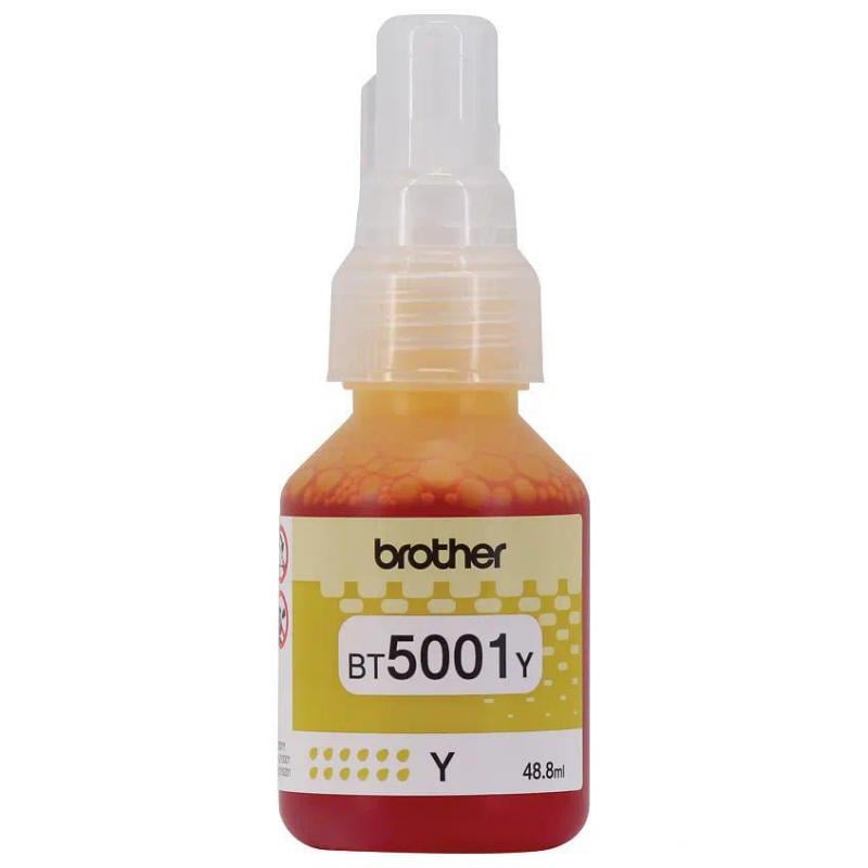 Botella de tinta Brother BT5001Y (Amarillo, 5000 páginas)