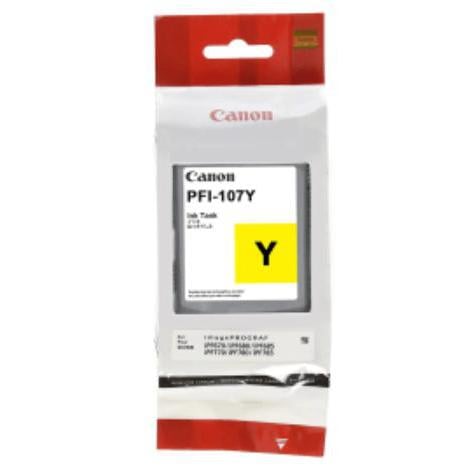 Cartucho de tinta Canon PFI-107Y (Amarillo, 130ml)