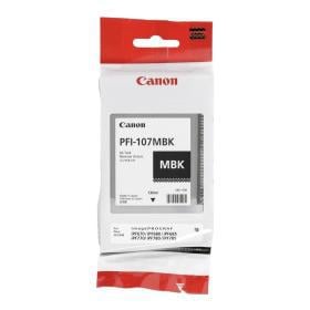 Cartucho de tinta Canon PFI-107MBK (Negro Mate, 130ml)