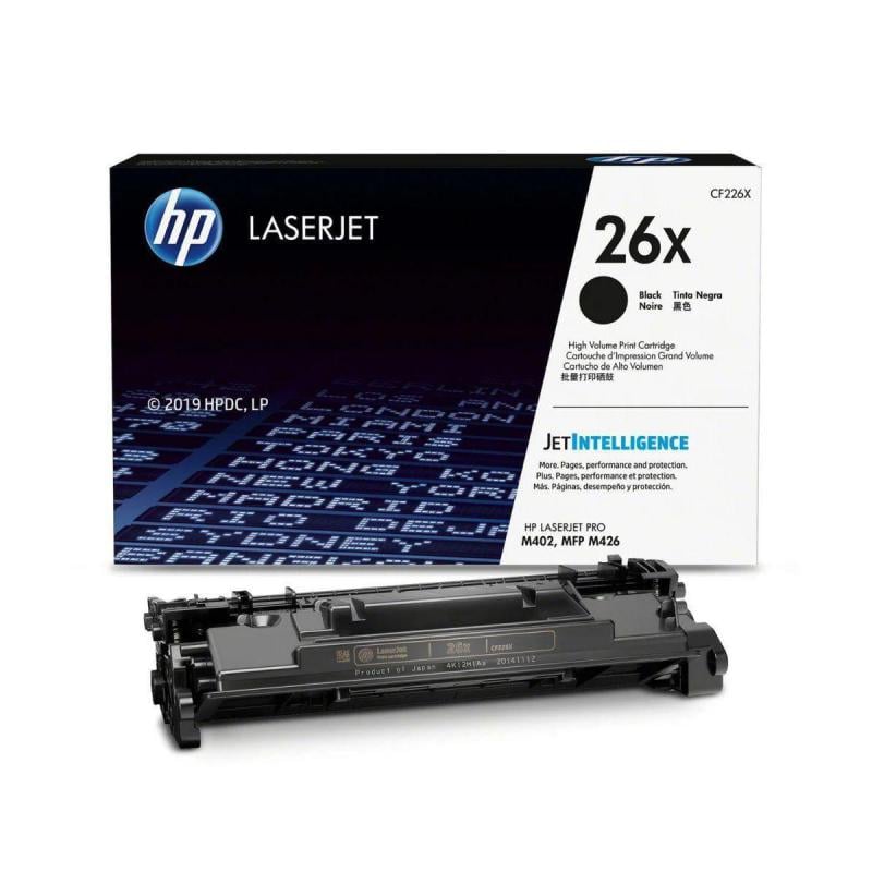 Cartucho tóner HP Negro 26X