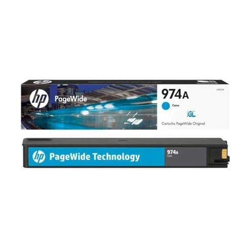 Cartucho original PageWide HP 974A cian (L0R87AL)
