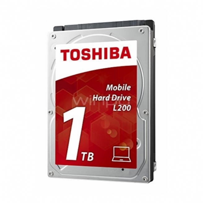 Disco duro interno Toshiba L200 de 1TB (SATA, 2.5 pulgadas)