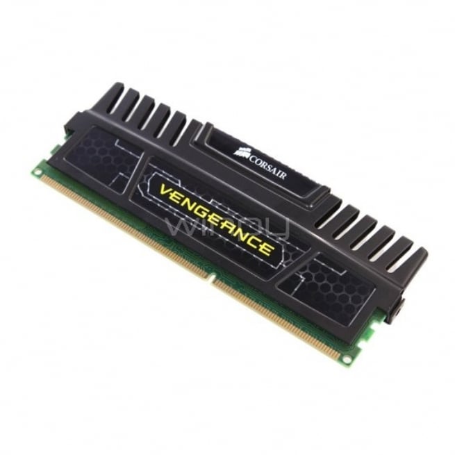 Corsair Vengeance - Kit de memoria RAM de 4 GB  (DDR3, 2 x 2 GB, 1600 MHz, CL9), color negro