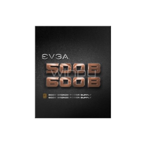 Fuente de Poder EVGA 600WATT  80 Bronze Certificada (100-B1-0600-KR)
