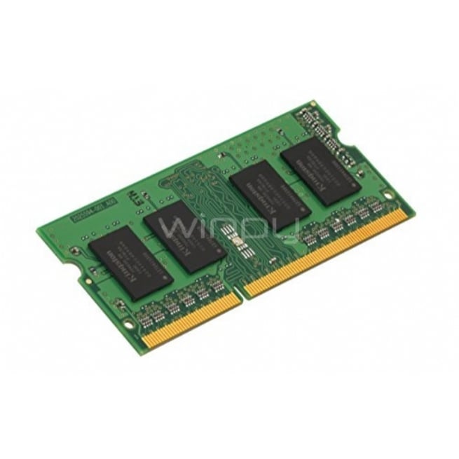 Memoria RAM Kingston de 4GB (DDR3, 1333MHz, SODIMM, CL9)