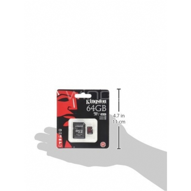 Sd 128 Gb Scheda MicroSD Kingston Canvas Select Plus 64 GB - Classe 10 - Con Adattatore SD USB 64 GB
