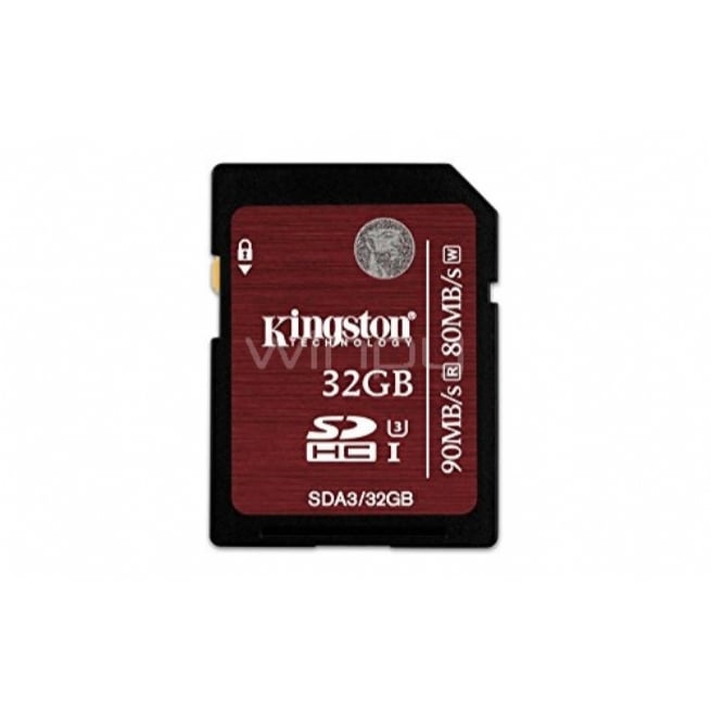 Tarjeta Kingston memoria SecureDigital 32 GB, Clase 10