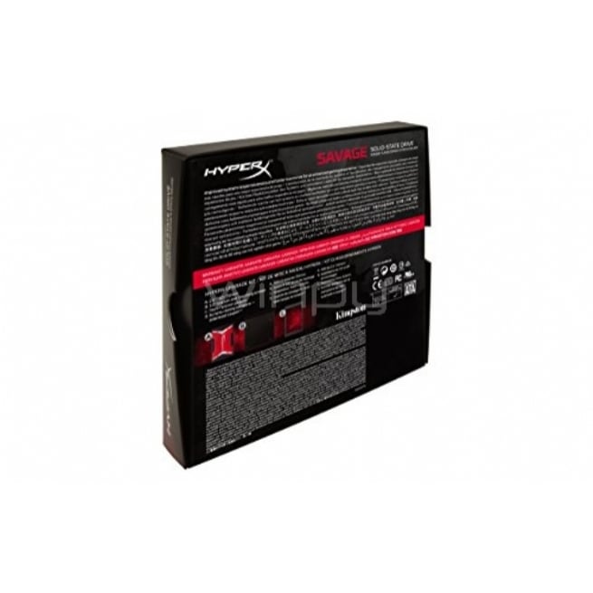 Disco duro sólido externo Kingston HyperX Savage SSD (120GB SATA 3 2,5, 7 mm)