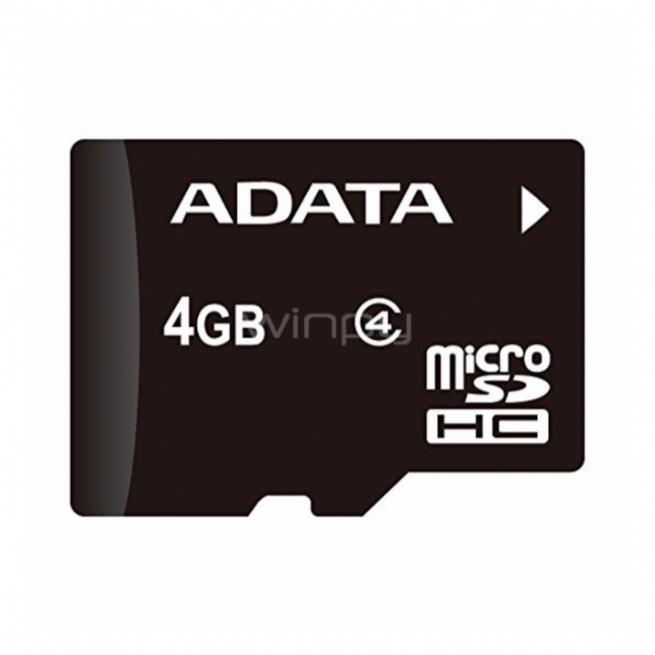 Tarjeta memoria AData 4 GB MicroSDHC Clase 4