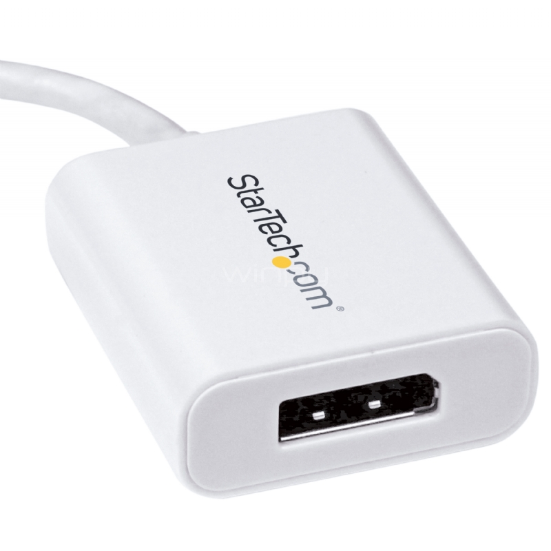 Adaptador de Video Externo USB-C a DisplayPort - Conversor de Video Type-C a DP 4K 60Hz - Blanco - StarTech