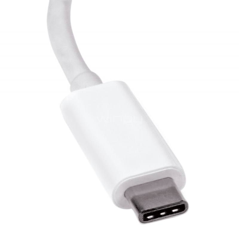 Adaptador de Video Externo USB-C a DisplayPort - Conversor de Video Type-C a DP 4K 60Hz - Blanco - StarTech