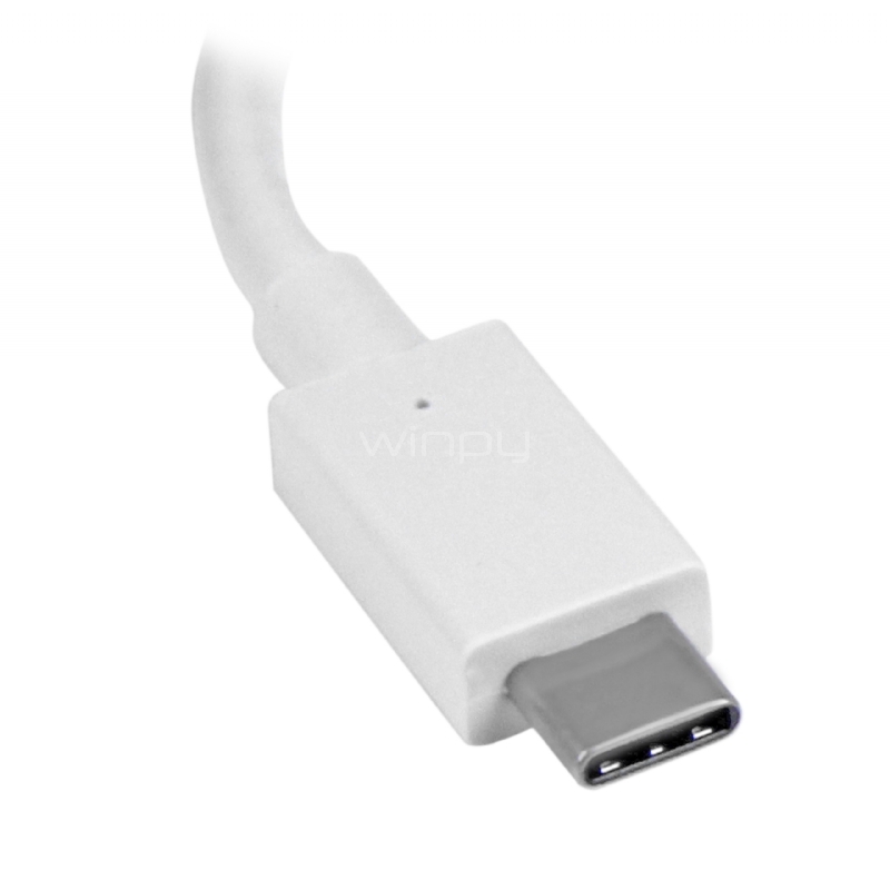 Adaptador de Video USB-C a HDMI - Conversor de Video USB 3.1 Type-C a HDMI - Blanco - StarTech