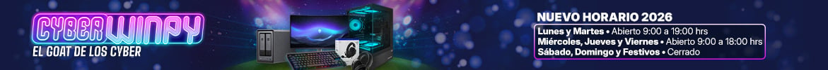 ¡Comenzó el GOAT de los Cyber! hasta 70% OFF solo en Winpy