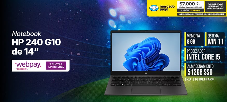 Notebook HP 240 G10