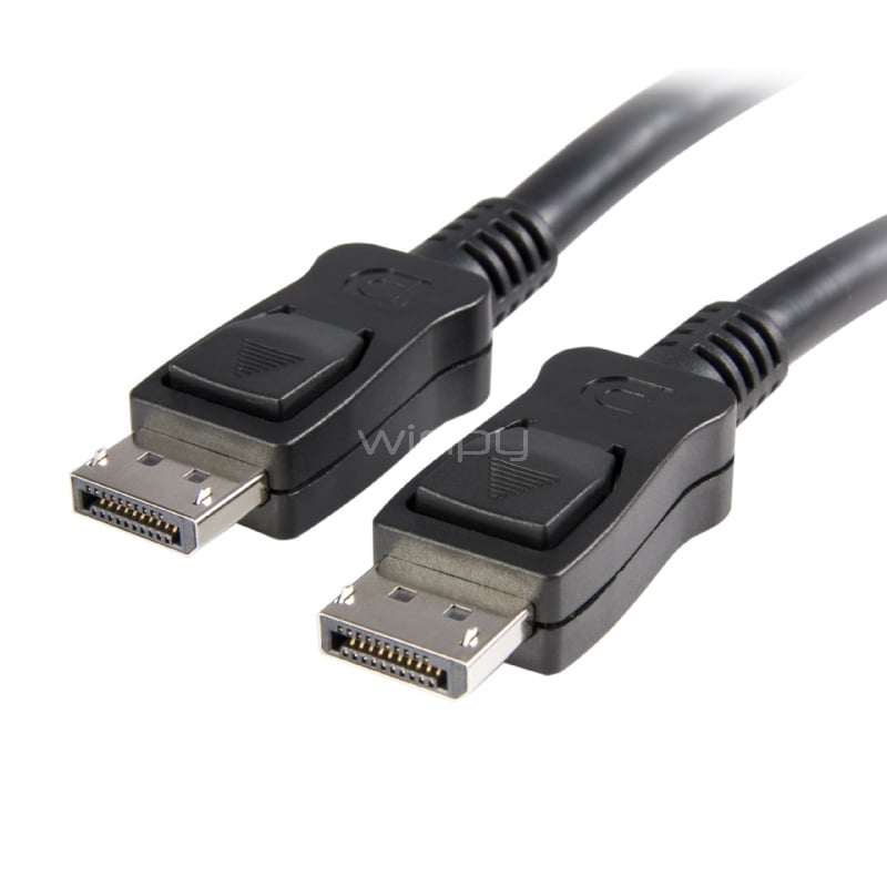 Cable de 2m Certificado DisplayPort 1.2 4k con Cierre de Seguridad - 2x Macho DP - StarTech