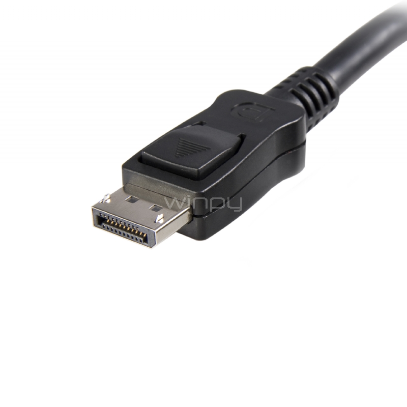 Cable de 2m Certificado DisplayPort 1.2 4k con Cierre de Seguridad - 2x Macho DP - StarTech