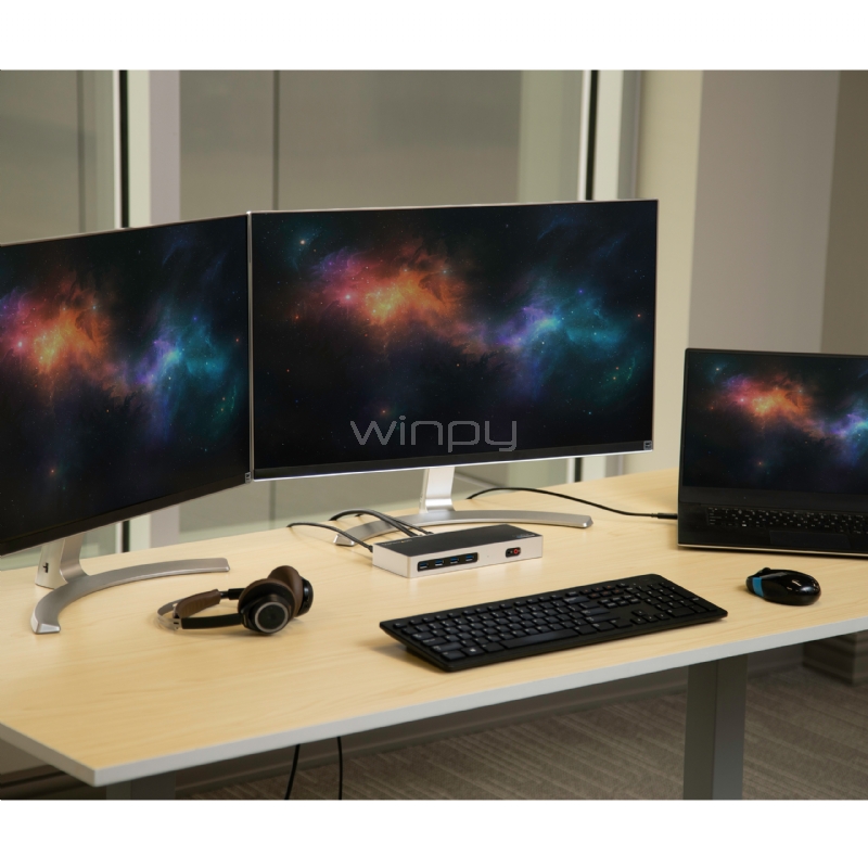 Docking Station 4K Dual con 6 Puertos  USB C / USB 3.0 - StarTech