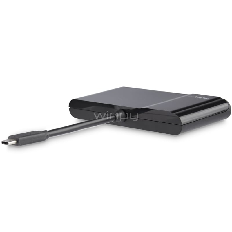 Adaptador Multipuertos USB-C para Notebooks - HDMI o VGA 4K - USB 3.0 - StarTech