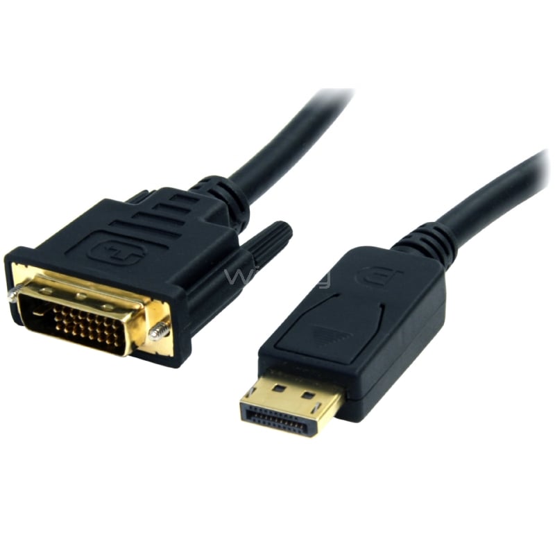 Cable 1,8m Adaptador de Video DisplayPort a DVI - Conversor DP - Hasta 1920x1200 - Pasivo - StarTech