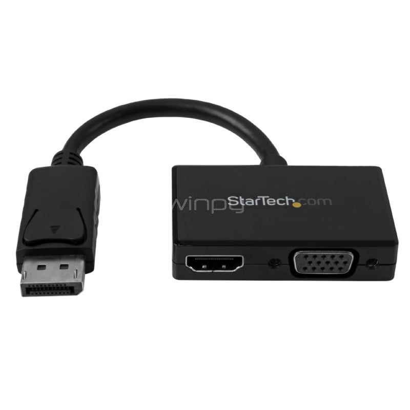 Adaptador DP de Audio/Video para Viajes - Conversor DisplayPort a HDMI o VGA - 1920x1200 1080p - StarTech
