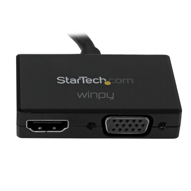 Adaptador DP de Audio/Video para Viajes - Conversor DisplayPort a HDMI o VGA - 1920x1200 1080p - StarTech