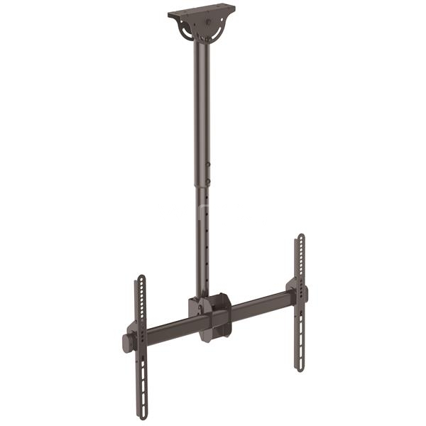 Base Soporte VESA Ajustable de Montaje en Techo para Pantallas de 37 a 75 Pulgadas - Mástil Corto - StarTech