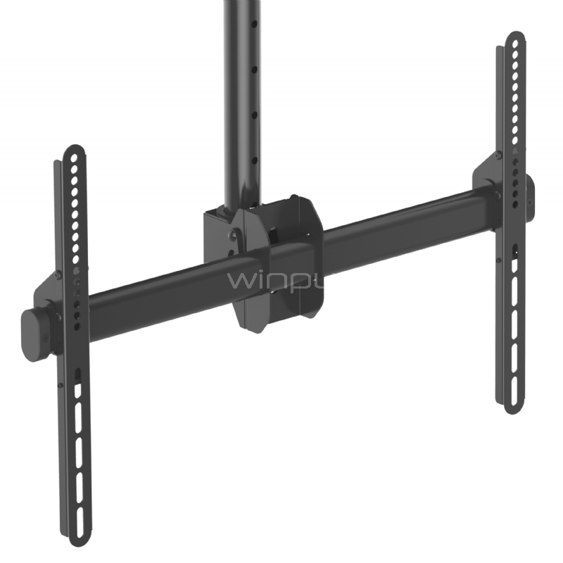 Base Soporte VESA Ajustable de Montaje en Techo para Pantallas de 37 a 75 Pulgadas - Mástil Corto - StarTech