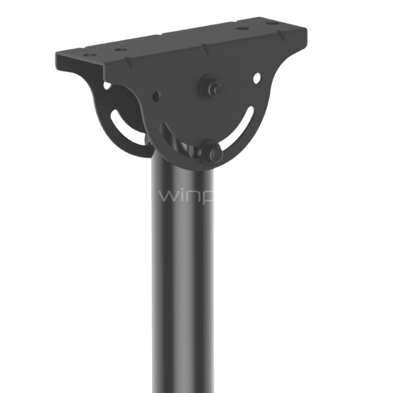 Base Soporte VESA Ajustable de Montaje en Techo para Pantallas de 37 a 75 Pulgadas - Mástil Corto - StarTech