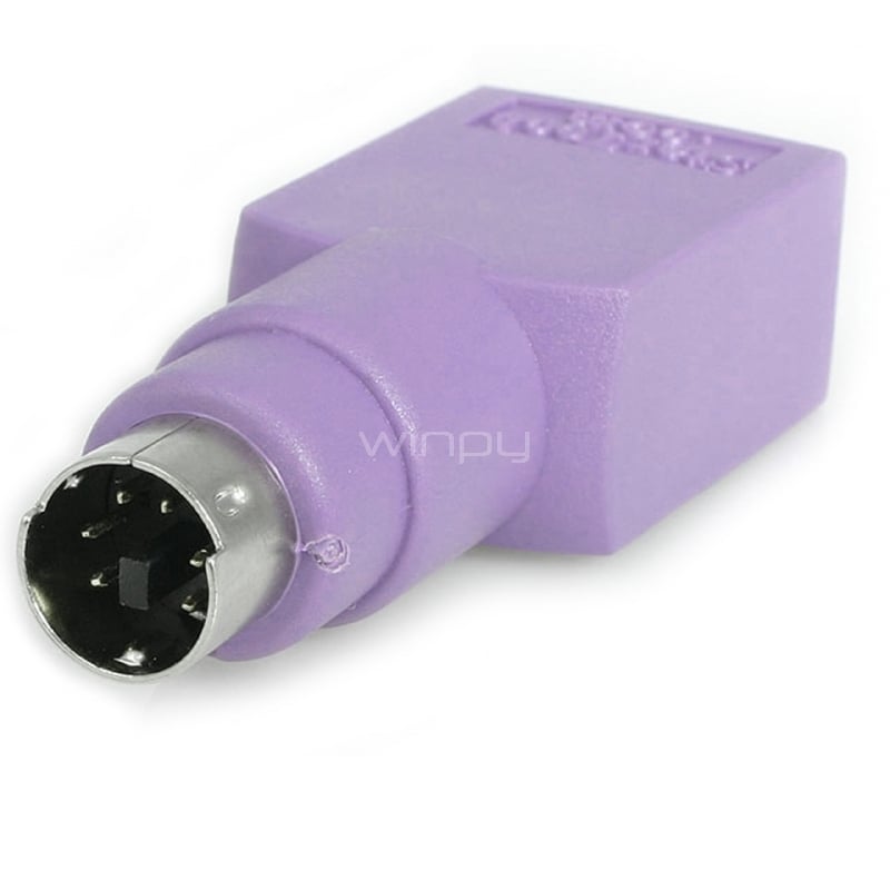 Adaptador Teclado USB a  conector PS/2 PS2 MiniDIN - Hembra USB - Macho Mini-DIN - StarTech