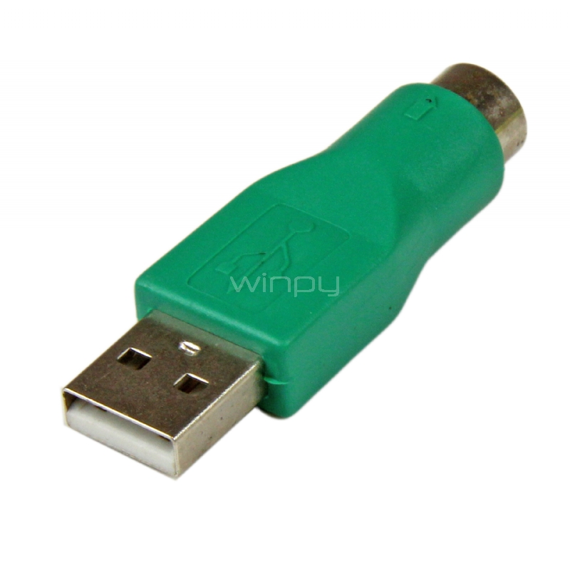 Adaptador Ratón conector PS/2 PS2 MiniDIN a USB - Macho USB - Hembra Mini-DIN - StarTech