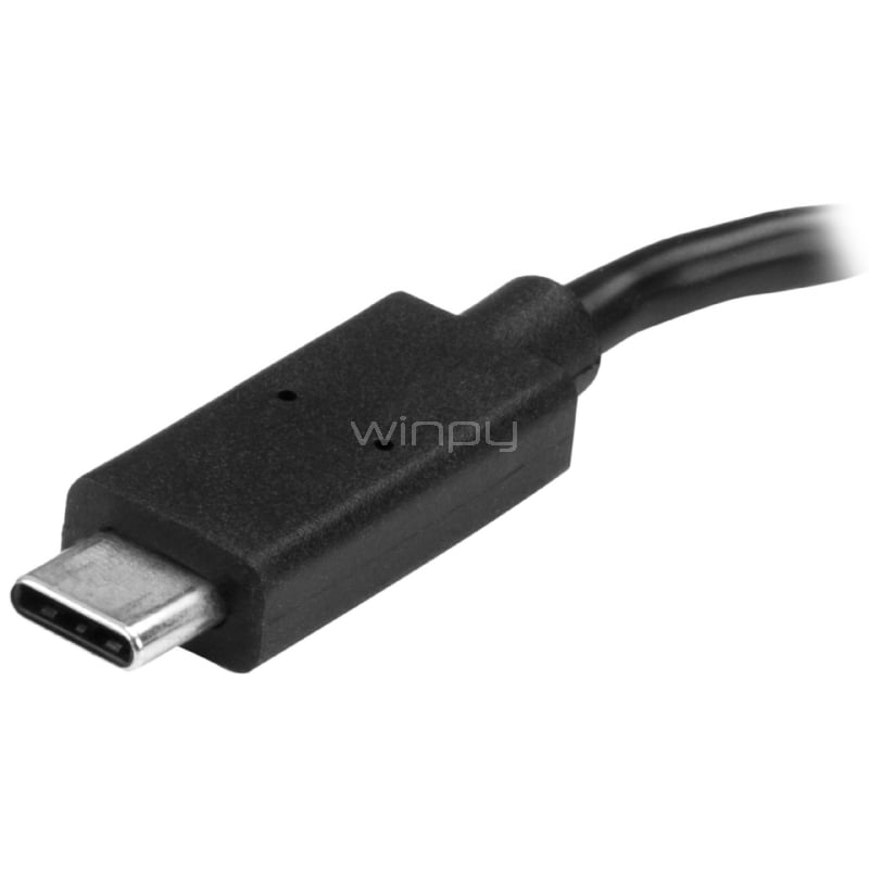 Hub Concentrador USB 3.0 de 4 Puertos Alimentado -  USB-C a 4x USB A - Incluye Adaptador de Alimentación - StarTech