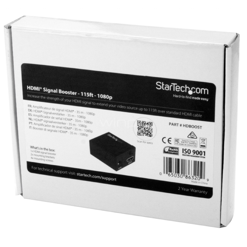 Amplificador de Señal HDMI - 35m - 1080p - StarTech