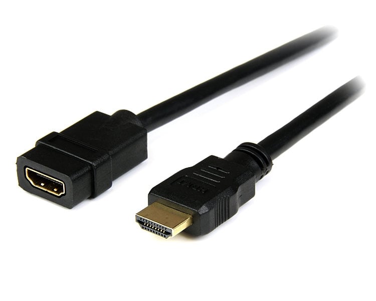 Cable Extensor HDMI Ultra HD 4k x 2k de 2m - Alargador Macho a Hembra -  StarTech 