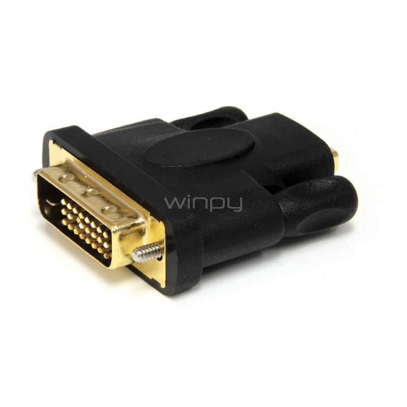 Adaptador  HDMI a DVI - DVI-D Macho - HDMI Hembra - Conversor - Negro - StarTech