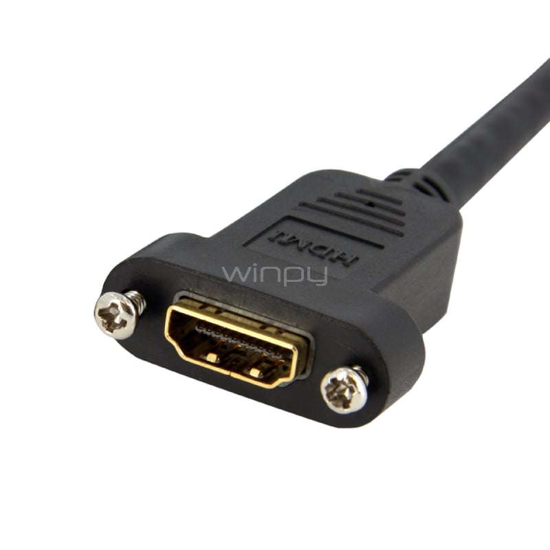 Cable HDMI de 91cm para montaje en Panel - Hembra a Macho - StarTech 