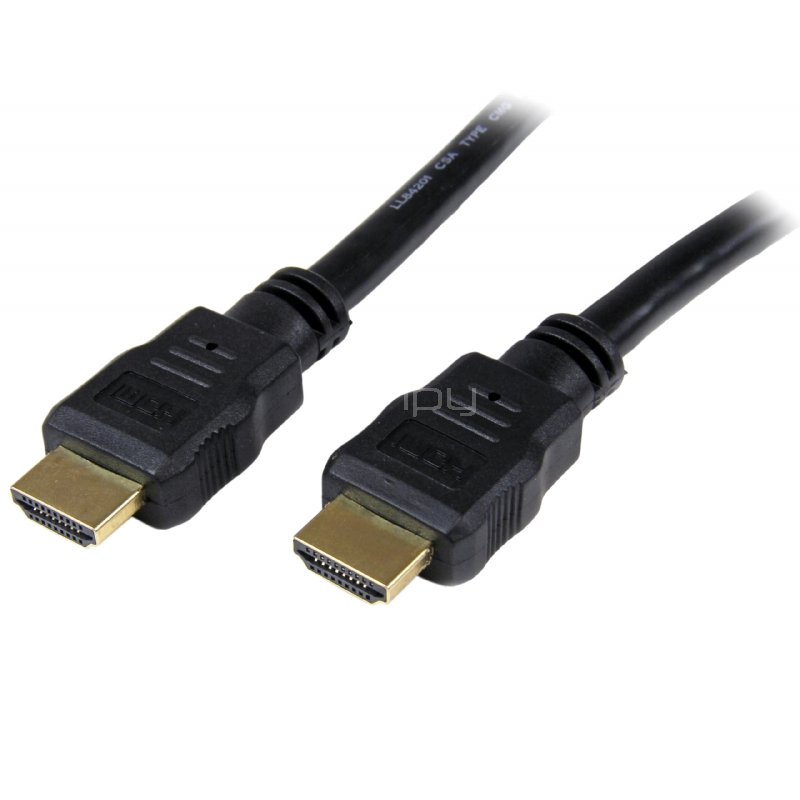 Cable HDMI de alta velocidad 30cm - 2x HDMI Macho - Negro - Ultra HD 4k x 2k - StarTech