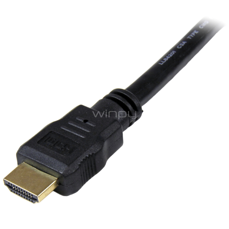 Cable HDMI de alta velocidad 30cm - 2x HDMI Macho - Negro - Ultra HD 4k x 2k - StarTech
