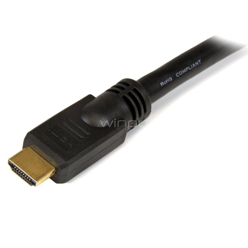 Cable HDMI de alta velocidad 10m  - 2x HDMI Macho - Negro - Ultra HD 4k x 2k - StarTech