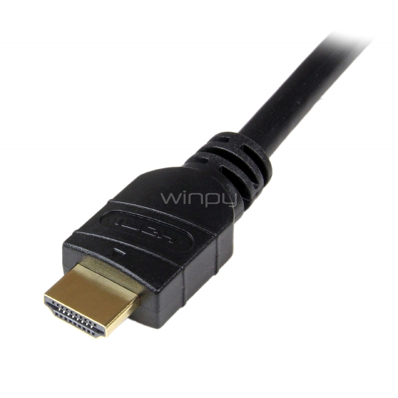 Cable HDMI de alta velocidad 10m - Ultra HD 4k x 2k - 2x Macho - Activo con Amplificador - CL2 - Negro - StarTech