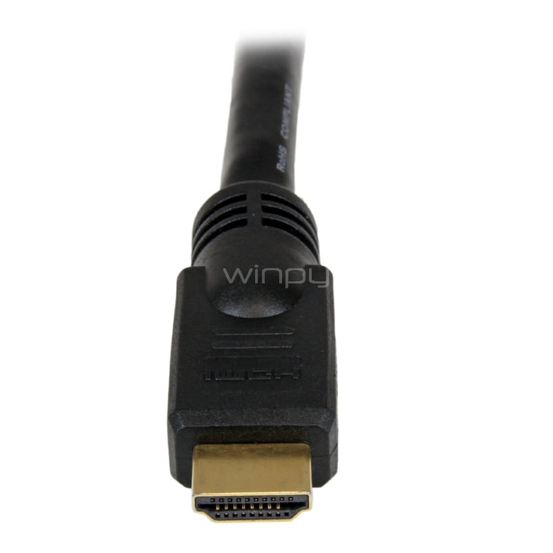 Cable HDMI de alta velocidad 6m  - 2x HDMI Macho - Negro - StarTech