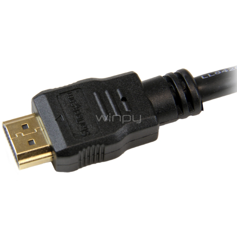 Cable HDMI de alta velocidad 2m - 2x HDMI Macho - Negro -Ultra HD 4k x 2k - StarTech