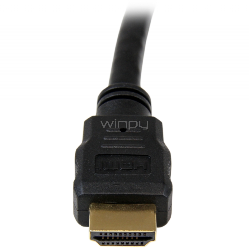 Cable HDMI de alta velocidad 50cm - 2x HDMI Macho - Negro - Ultra HD 4k x 2k - StarTech