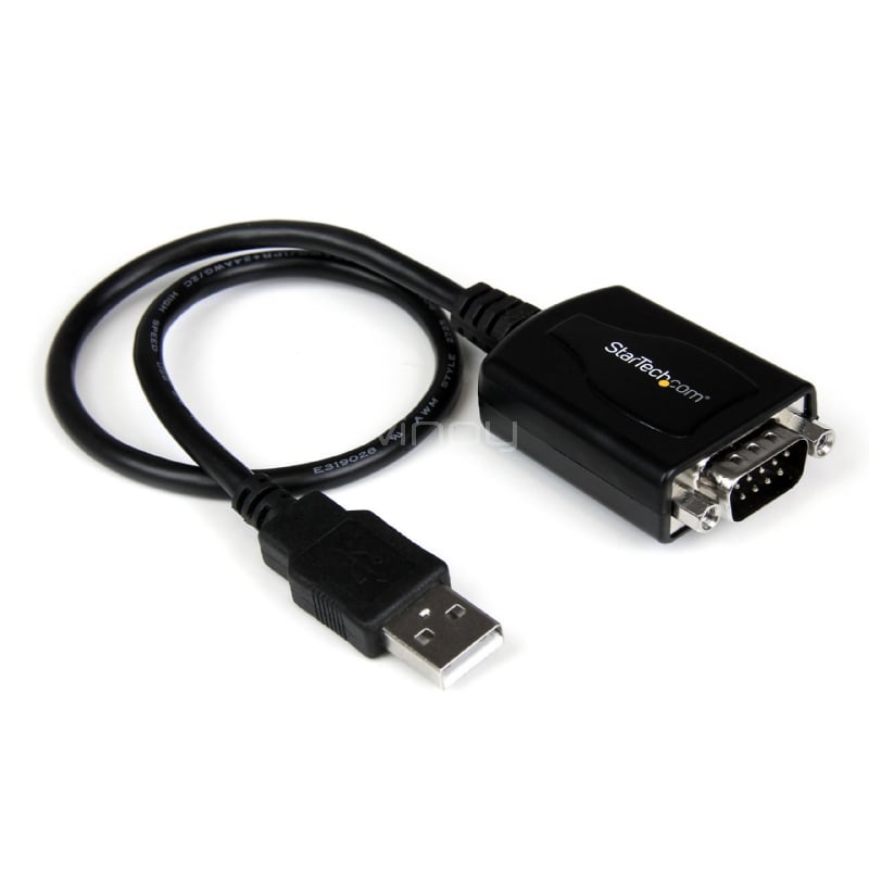 Cable 0,3m USB a Puerto Serial RS232 DB9 con Retención del Puerto de Asignación COM - StarTech